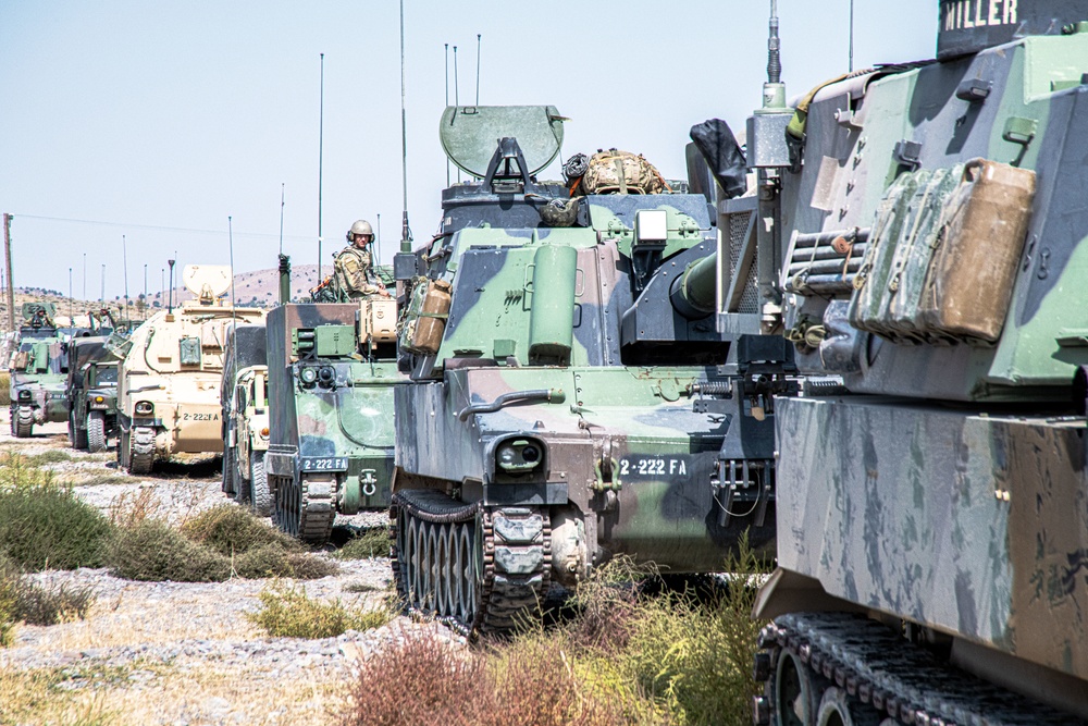 2nd Battalion, 222nd Field Artillery conducts Annual Training 2020