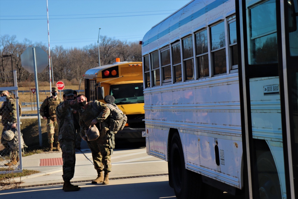 Maryland Soldiers Return from D.C.