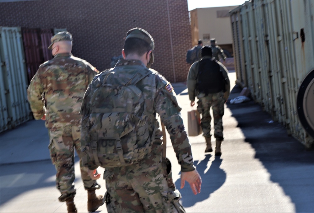 Maryland Soldiers Return from D.C.