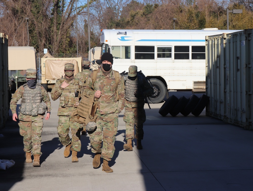 Maryland Soldiers Return from D.C.