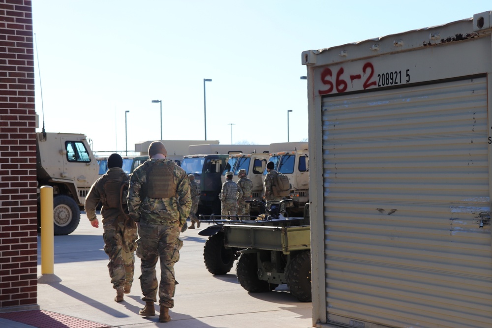 Maryland Soldiers Return from D.C.