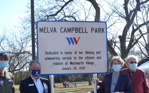 Skipper attends Westworth Village park dedication