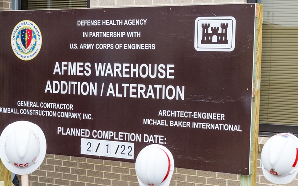 AFMES breaks ground for $3.4M warehouse addition, alteration