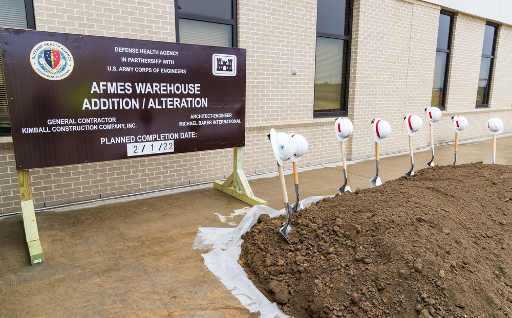 AFMES breaks ground for $3.4M warehouse addition, alteration