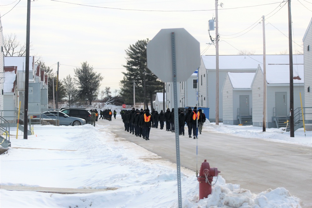 U.S. Navy’s Recruit Training Command ROM operations in January at Fort McCoy