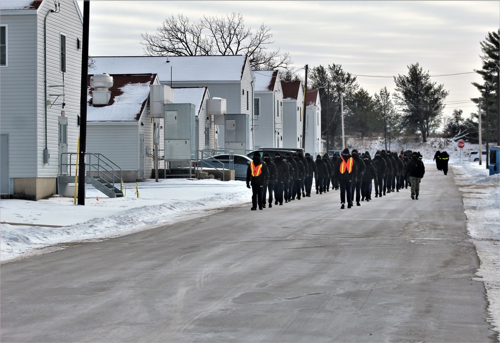 U.S. Navy’s Recruit Training Command ROM operations in January at Fort McCoy