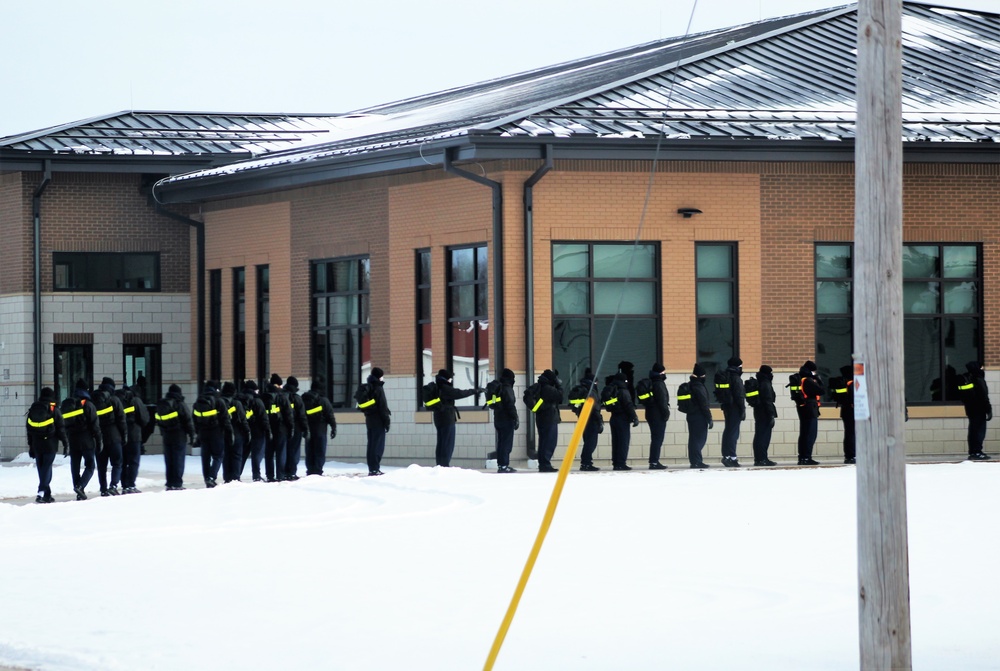 U.S. Navy’s Recruit Training Command ROM operations in January at Fort McCoy