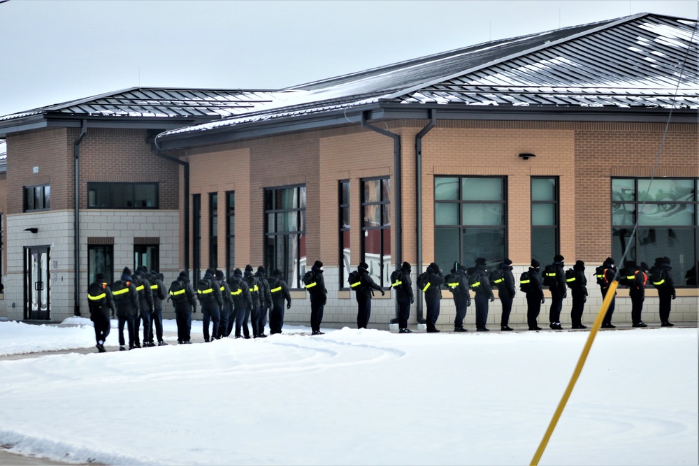 U.S. Navy’s Recruit Training Command ROM operations in January at Fort McCoy