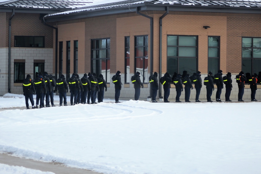 U.S. Navy’s Recruit Training Command ROM operations in January at Fort McCoy