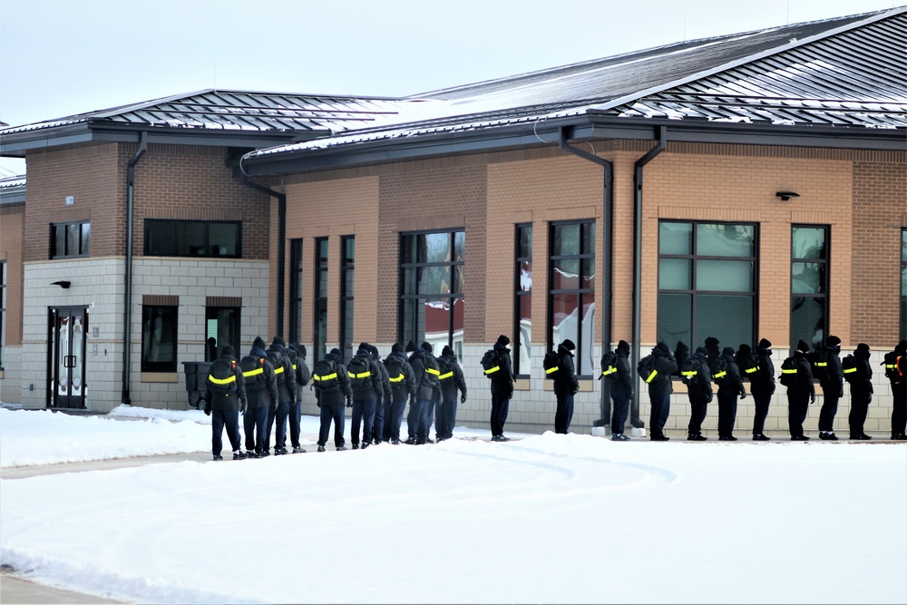 U.S. Navy’s Recruit Training Command ROM operations in January at Fort McCoy