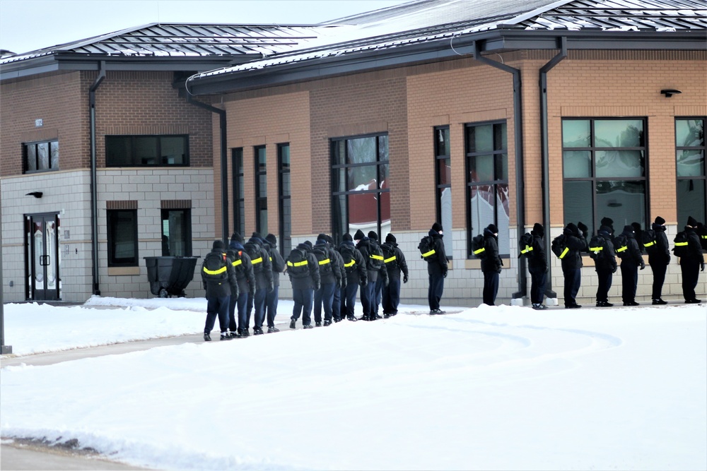 U.S. Navy’s Recruit Training Command ROM operations in January at Fort McCoy