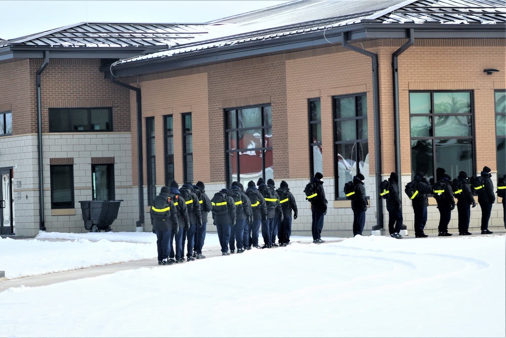 U.S. Navy’s Recruit Training Command ROM operations in January at Fort McCoy