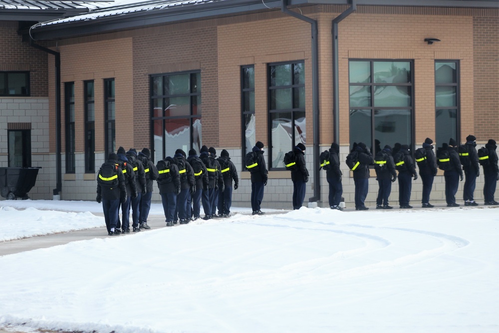 U.S. Navy’s Recruit Training Command ROM operations in January at Fort McCoy