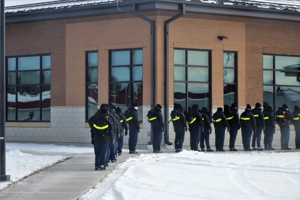 U.S. Navy’s Recruit Training Command ROM operations in January at Fort McCoy