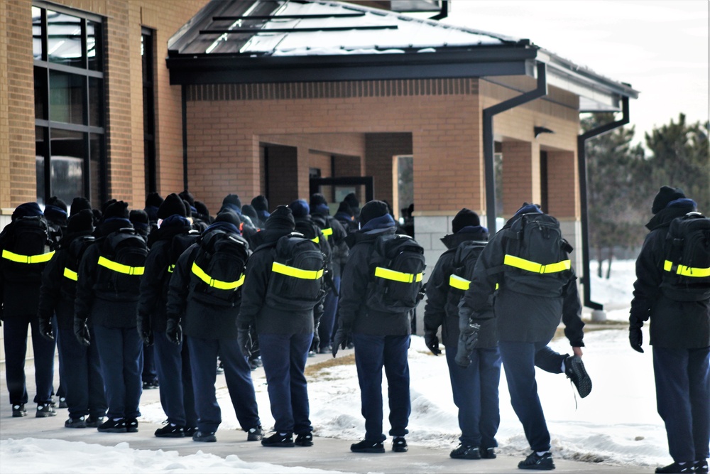 U.S. Navy’s Recruit Training Command ROM operations in January at Fort McCoy