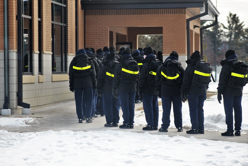 U.S. Navy’s Recruit Training Command ROM operations in January at Fort McCoy