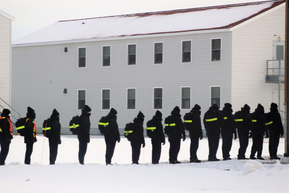 U.S. Navy’s Recruit Training Command ROM operations in January at Fort McCoy