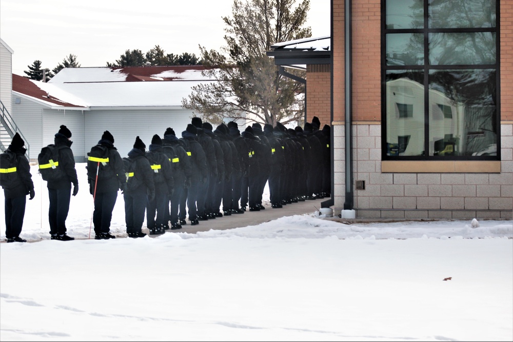 U.S. Navy’s Recruit Training Command ROM operations in January at Fort McCoy