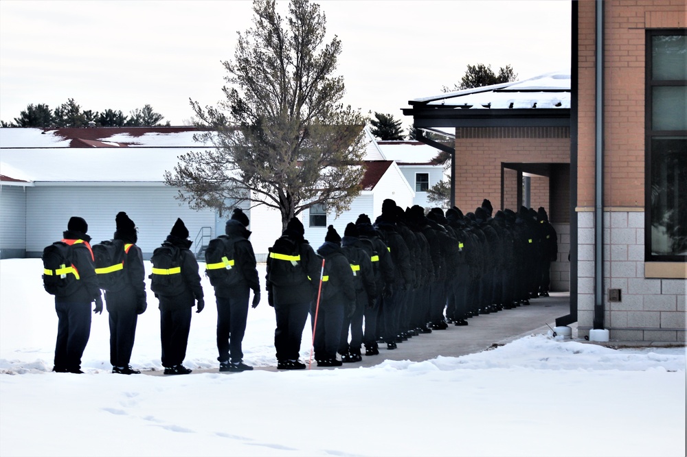 U.S. Navy’s Recruit Training Command ROM operations in January at Fort McCoy