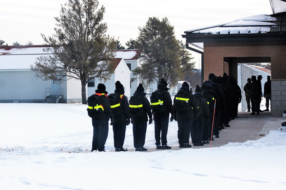 U.S. Navy’s Recruit Training Command ROM operations in January at Fort McCoy