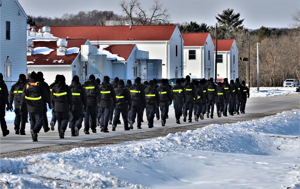 U.S. Navy’s Recruit Training Command ROM operations in January at Fort McCoy