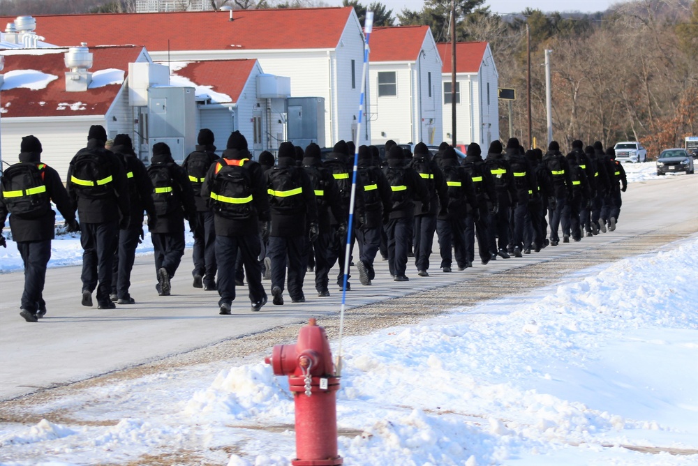 U.S. Navy’s Recruit Training Command ROM operations in January at Fort McCoy