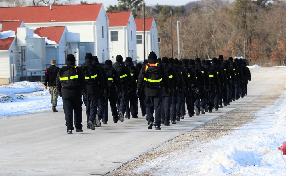 U.S. Navy’s Recruit Training Command ROM operations in January at Fort McCoy