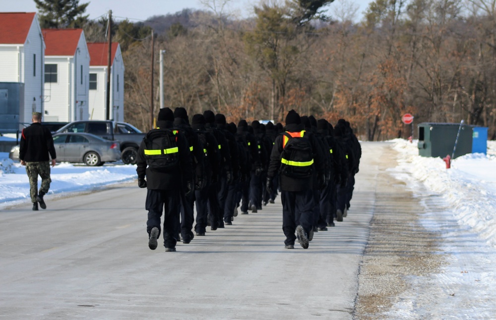 U.S. Navy’s Recruit Training Command ROM operations in January at Fort McCoy