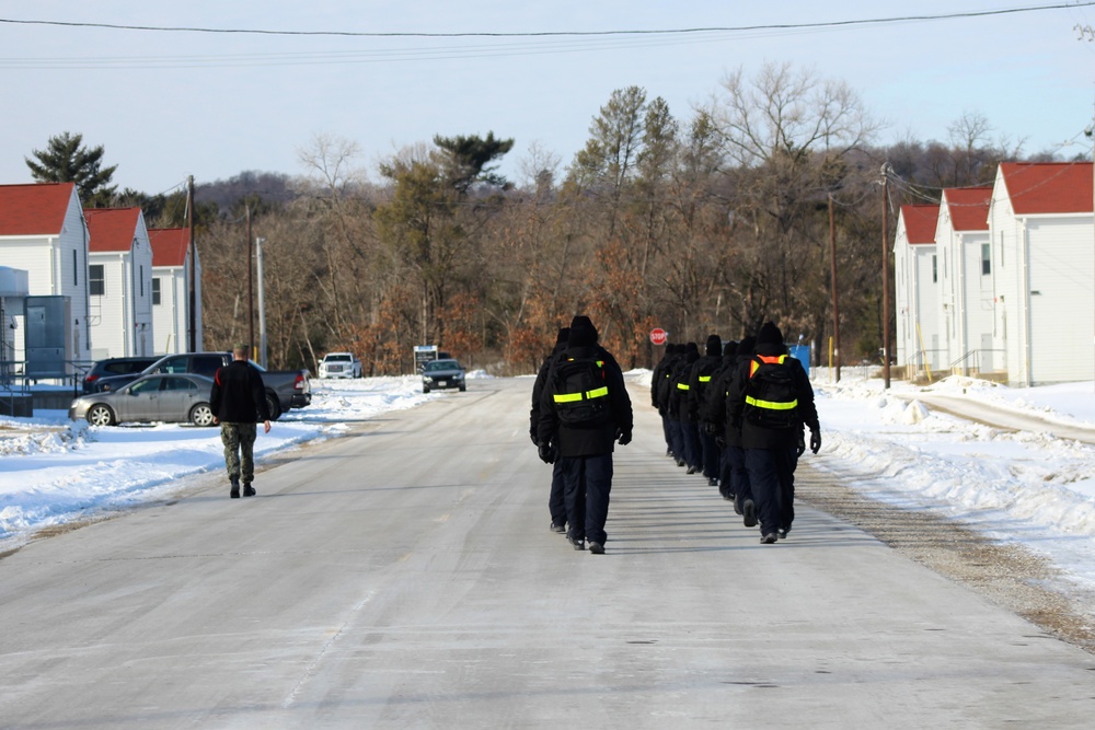 U.S. Navy’s Recruit Training Command ROM operations in January at Fort McCoy