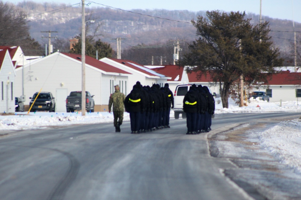 U.S. Navy’s Recruit Training Command ROM operations in January at Fort McCoy