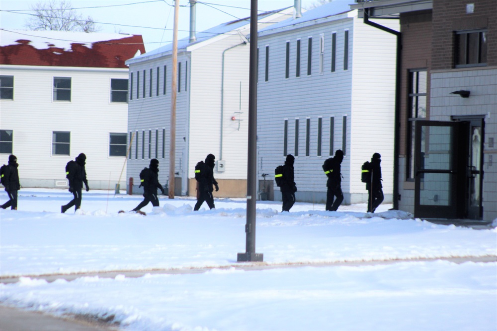 U.S. Navy’s Recruit Training Command ROM operations in January at Fort McCoy