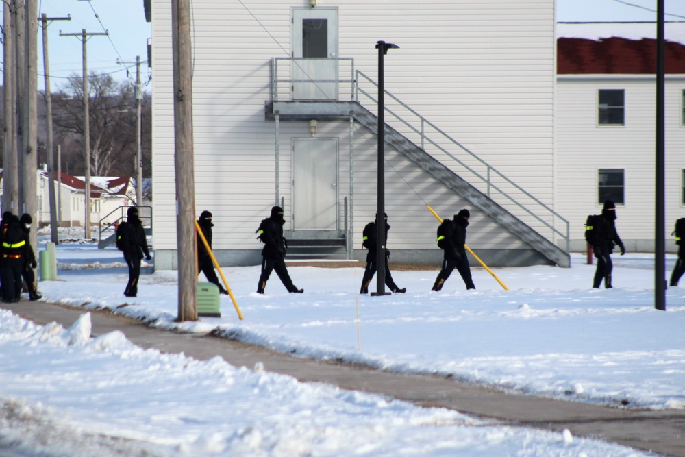 U.S. Navy’s Recruit Training Command ROM operations in January at Fort McCoy