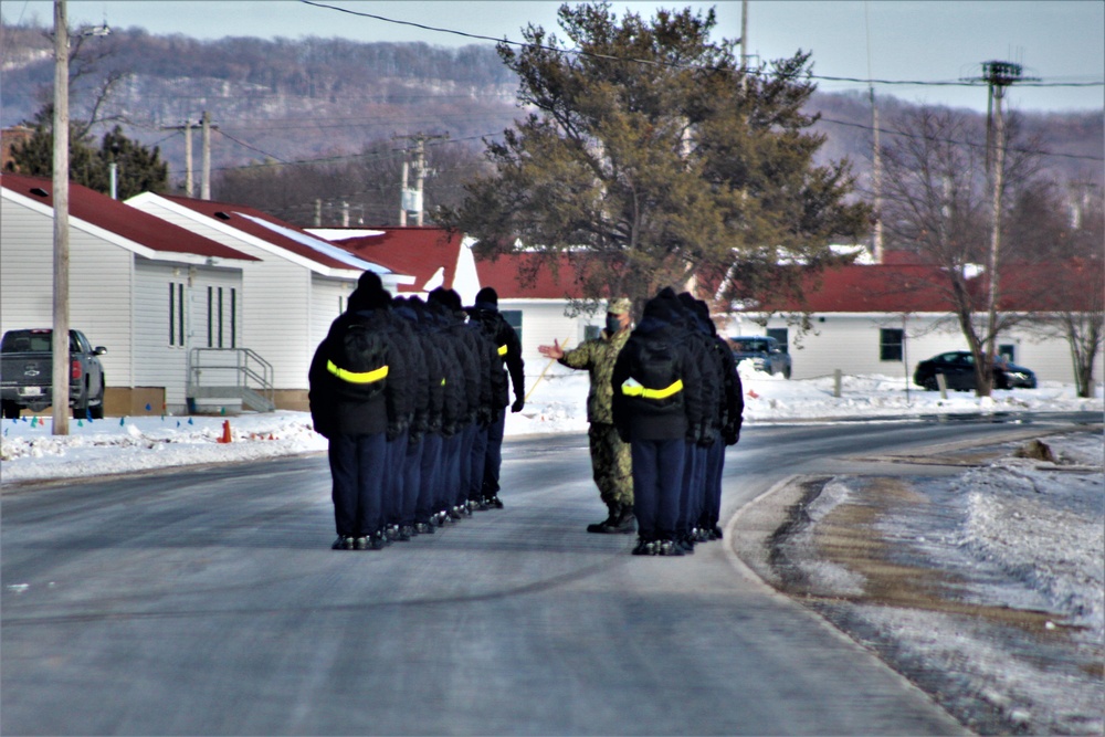 U.S. Navy’s Recruit Training Command ROM operations in January at Fort McCoy