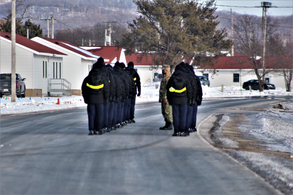 U.S. Navy’s Recruit Training Command ROM operations in January at Fort McCoy