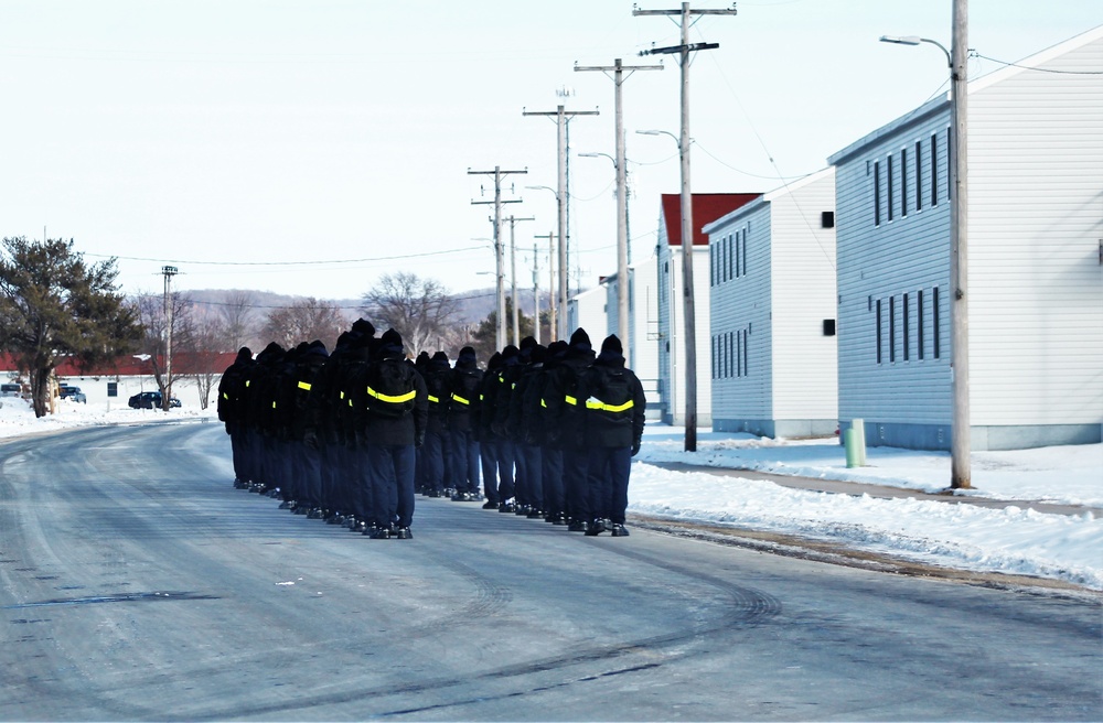 U.S. Navy’s Recruit Training Command ROM operations in January at Fort McCoy