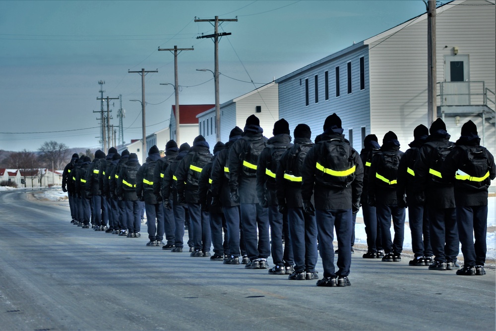 U.S. Navy’s Recruit Training Command ROM operations in January at Fort McCoy