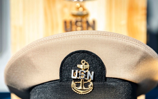 CPO Pinning Ceremony aboard John S. McCain