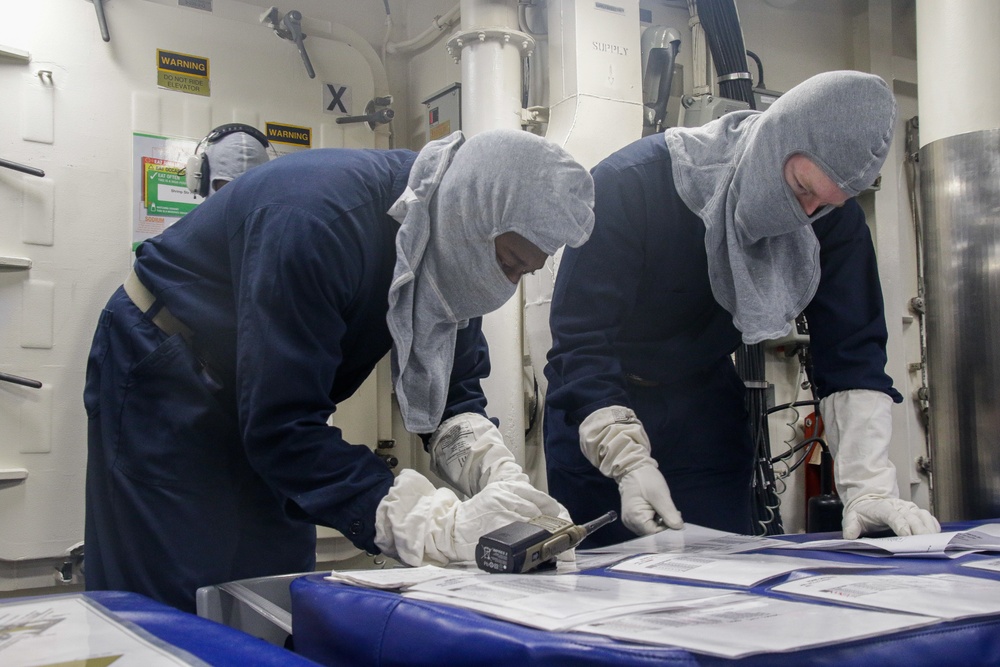 USS Mahan General Quarters