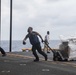 USS America (LHA6) conducts replenishment-at-sea with USNS John Ericsson