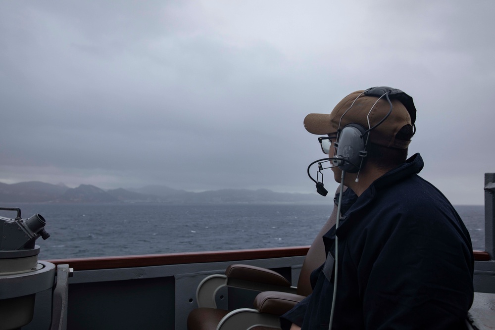 USS Porter Enters Mediterranean Sea