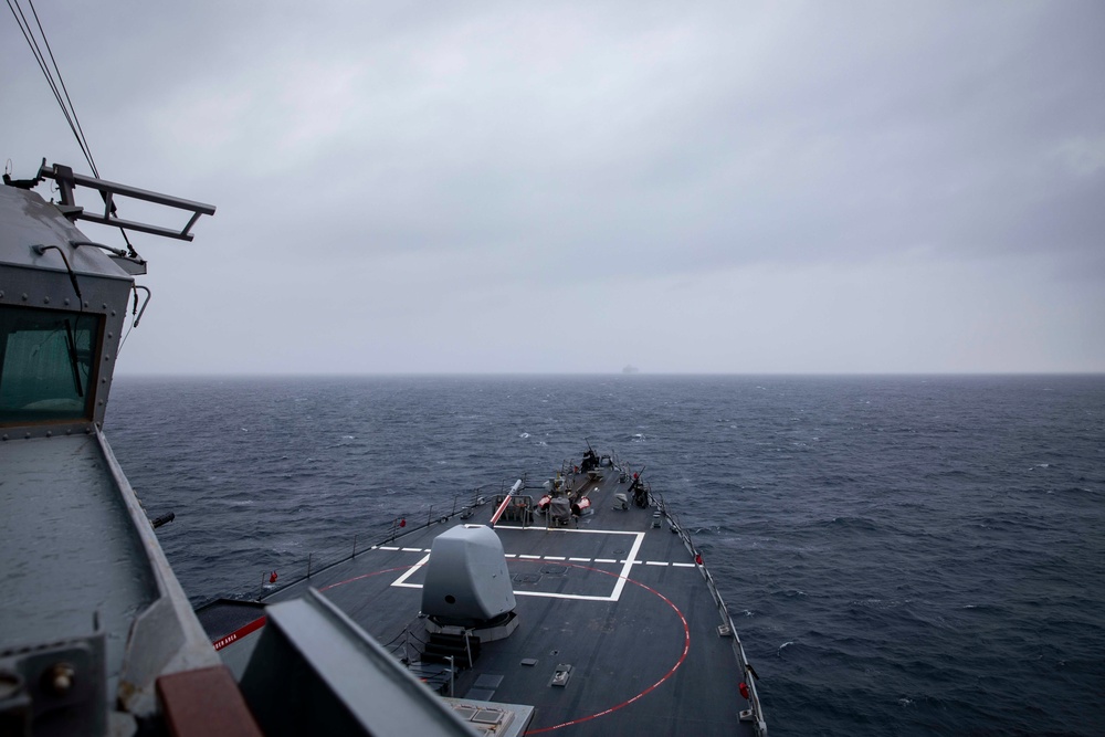 USS Porter Enters Mediterranean Sea