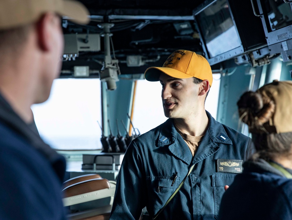 USS Porter Transits the Mediterranean Sea