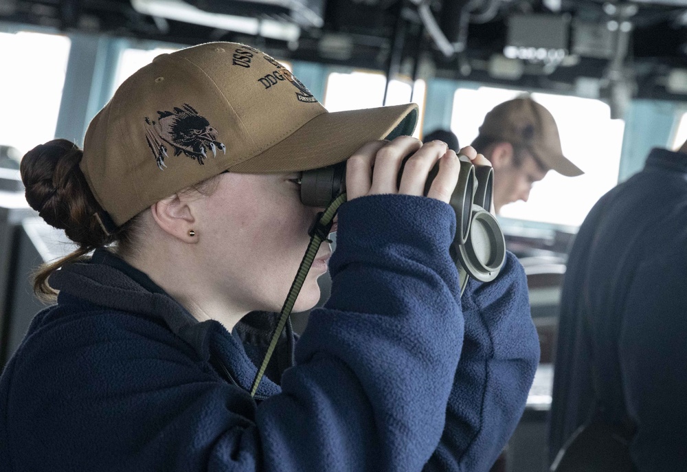 USS Porter Transits the Mediterranean Sea