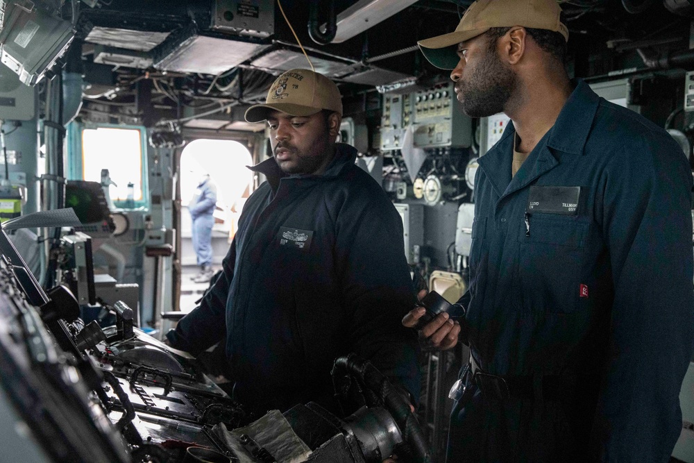 USS Porter Transits the Mediterranean Sea