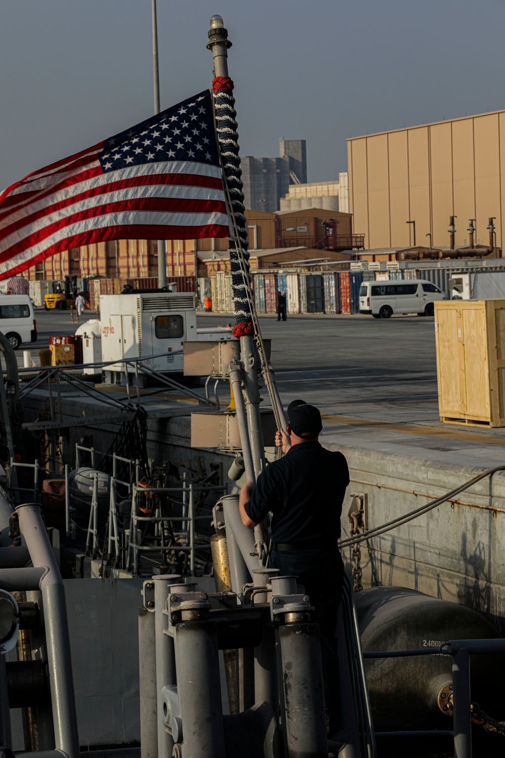 USS Dextros (MCM 13) Training