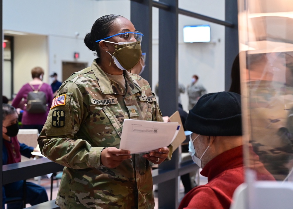 Maryland National Guard Administers Vaccines to Veterans