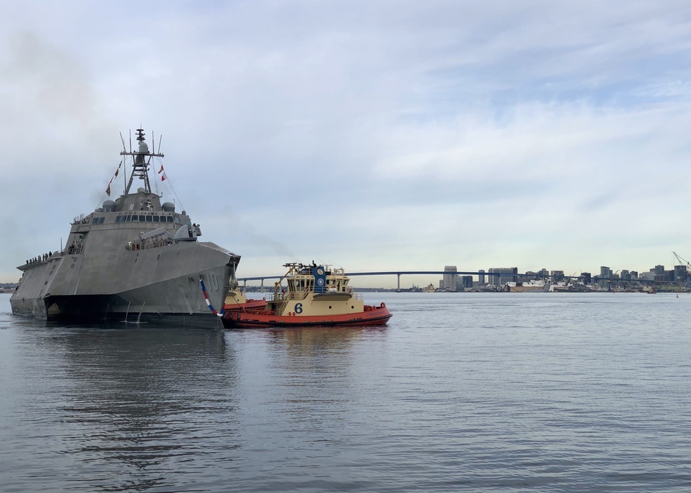 USS Gabrielle Giffords Returns from Rotational Deployment