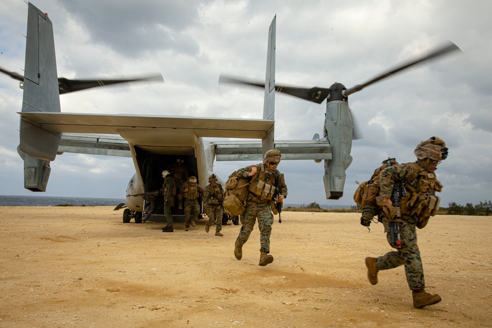 India Company conducts Helo Raid on Ie Shima