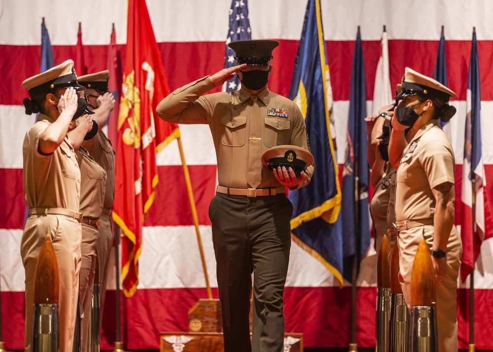 U.S. Marine Completes Navy CPO Initation