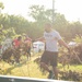 36th FSS Airmen volunteer at Latte Heights Park on Guam